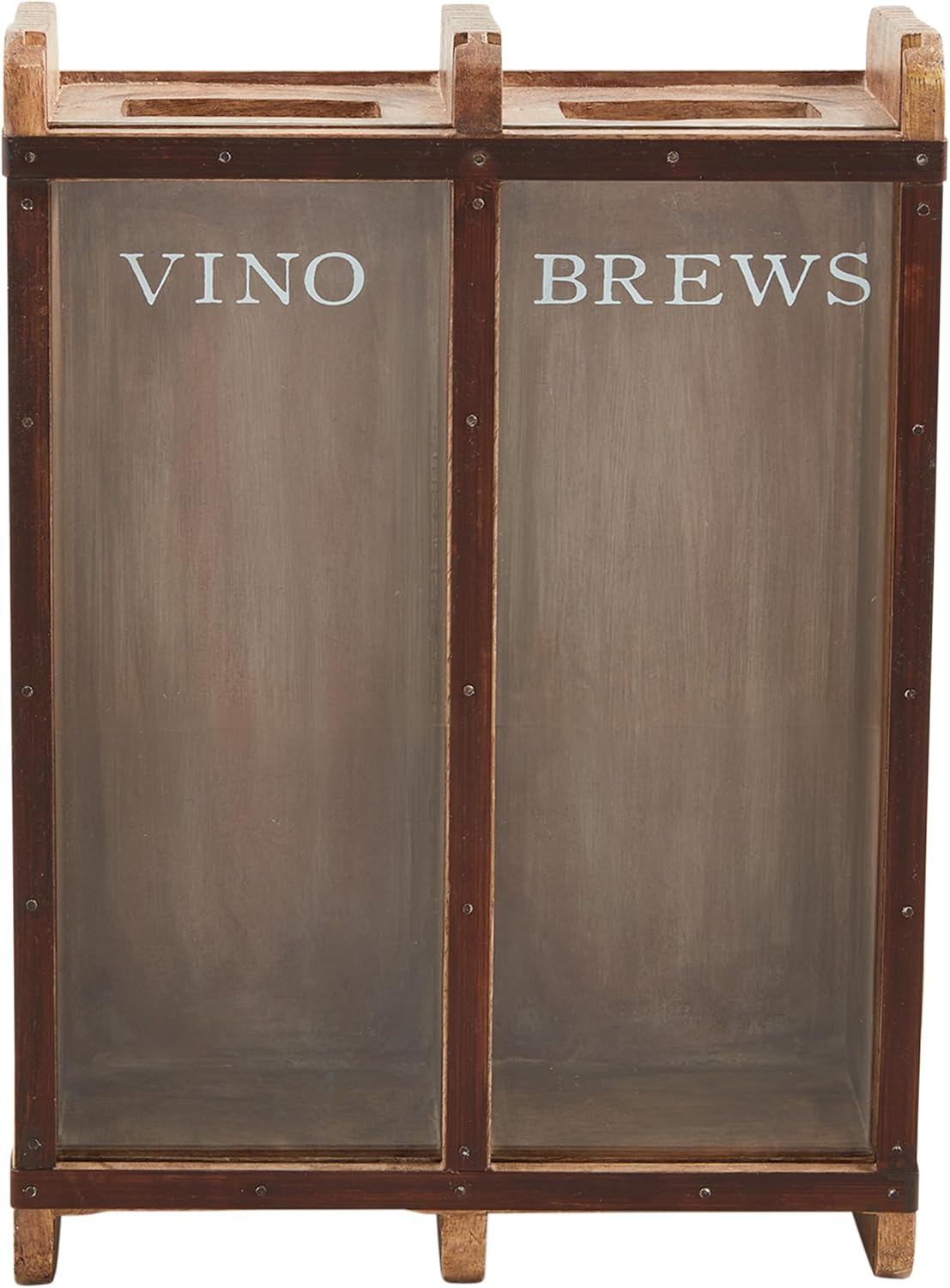 Mud Pie Cork and Cap Display, 12 1/2" x 9", BROWN