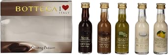 Bottega Mignonettes Liquers - Nero & Pistachio & Limoncino & Fior di Latte & Gianduia 30ml