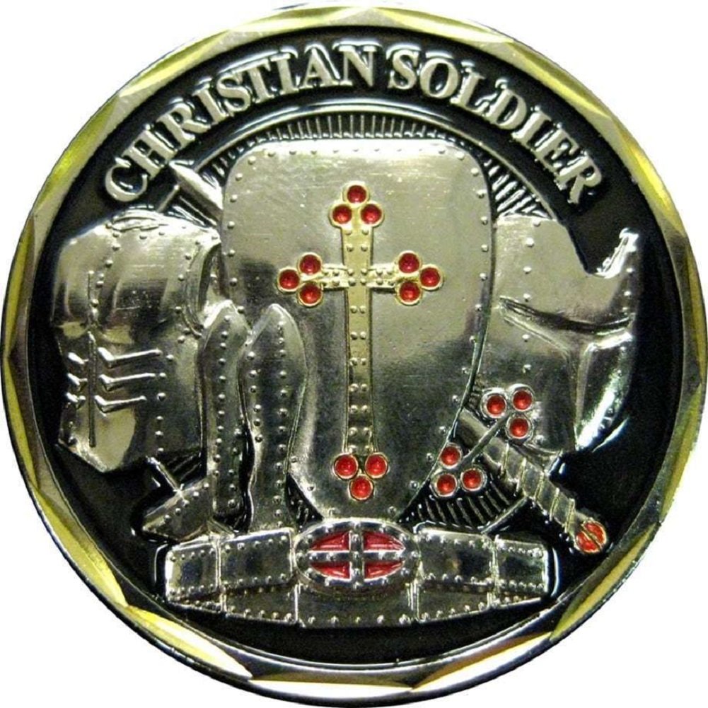 Christian Soldier Checklist Challenge Coin (Eagle Crest 2493)