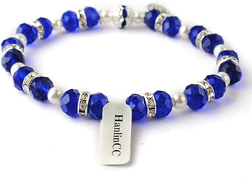 Miniatura 3 de Pulsera elástica de rosario con cuentas para mujer con crucifijo y medalla milagrosa, Cristal, Medalla milagrosa