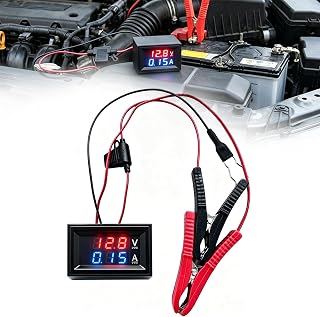 Parasitic Battery Drain Tester, 12V Automotive Fuse & Parasitic Draw Tester with Voltage Display, No Multimeter Required