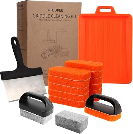 Upgraded Griddle Cleaning Kit for Blackstone 18 Pieces Flat Top