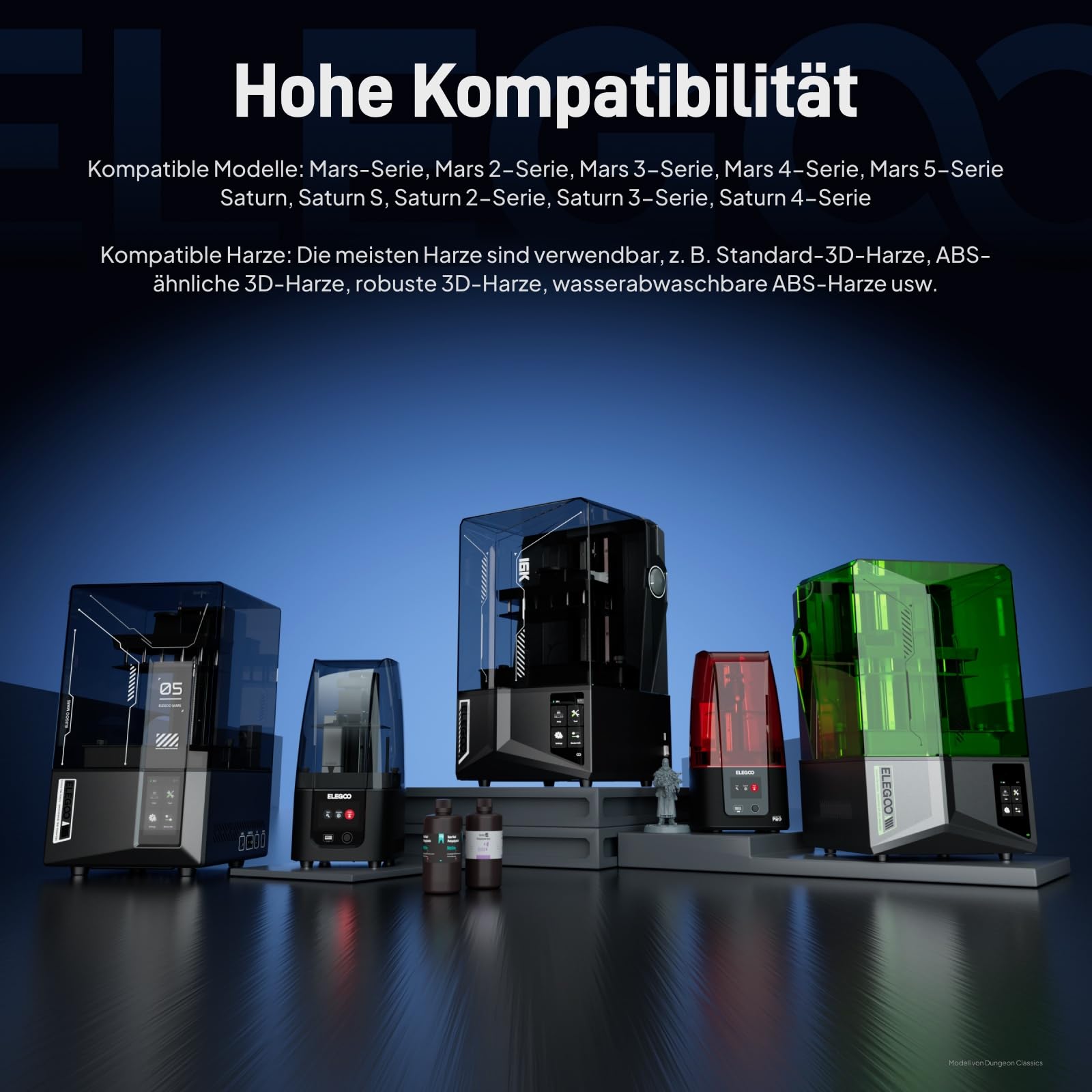 ELEGOO Mercury X Bundle mit Separater Waschstation und Aushärtungsstation für Große Harz 3D Drucker, Kompatibel mit ELEGOO Saturn, Mars MSLA/LCD/DLP 3D Druckern