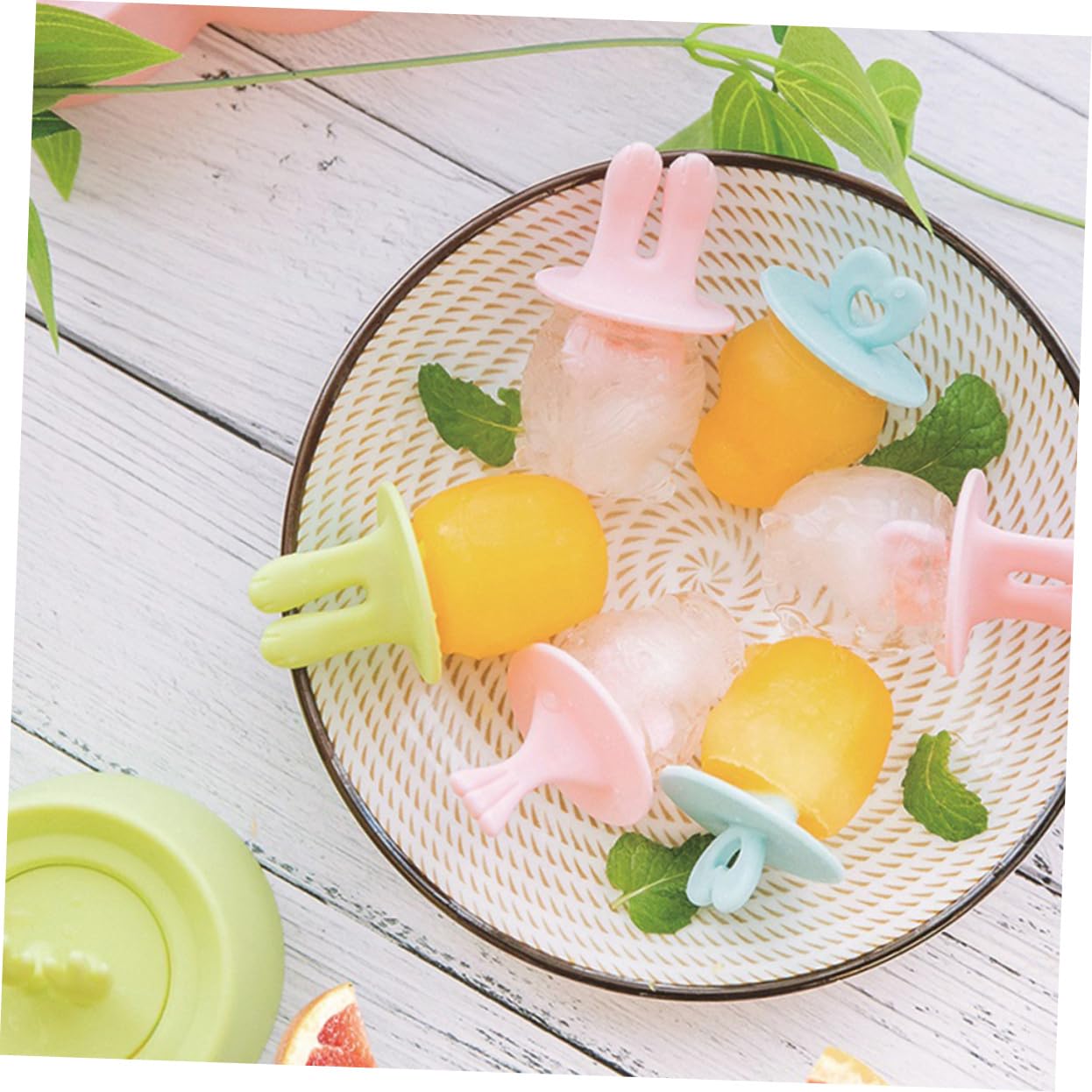 LABRIMP Moule à Glace en Silicone 4 Pièces, Motif Animal, Réutilisable et Facile à Nettoyer, Préparation DIY de Glaces Maison