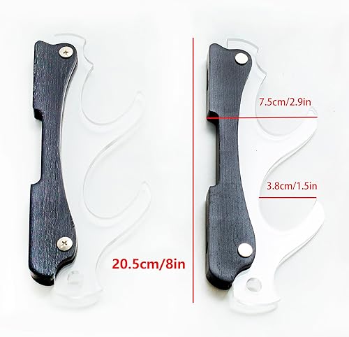 Miniatura 2 de Soporte de pared Katana de acrílico transparente para armas, soporte de pared para espada, soporte de espada samurái, soporte de exhibición