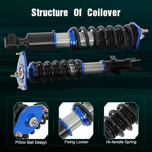 Miniatura 3 de SCITOO Amortiguador ajustable Suspensiones Coilover Kits de puntales de choque Asamblea Amortiguadores puntales aptos para Subaru para Crosstrek