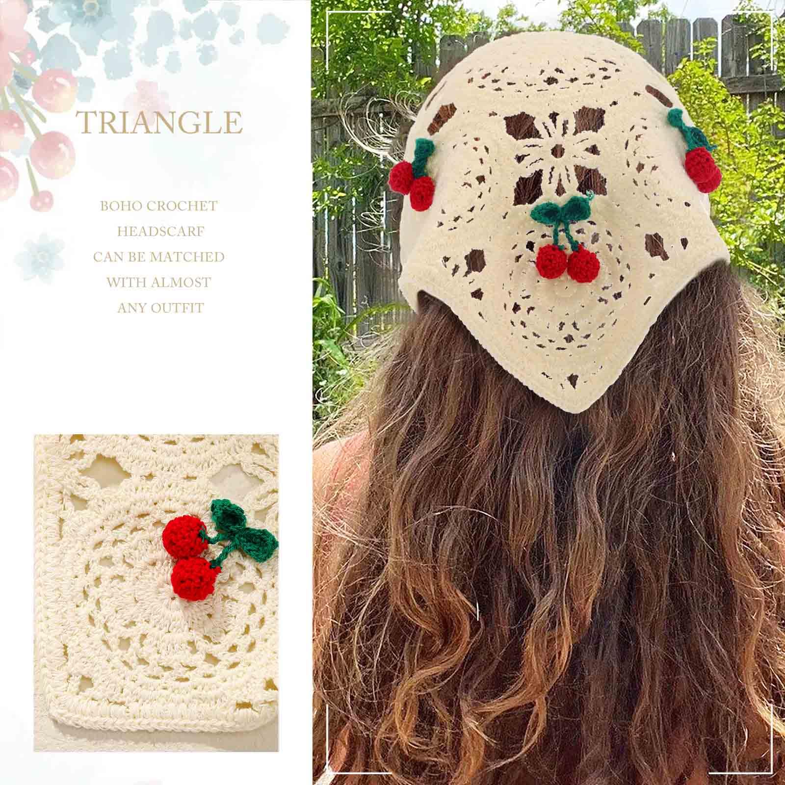 Amazon.com : Acenail Headbands for Women Flower Crochet  display picture 2