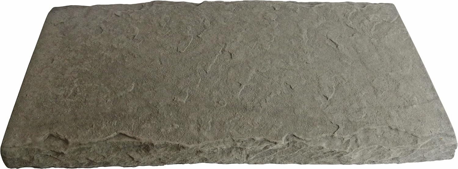Rubber Molds for Concrete, Slate Wall Cap Mold, 24" L x 12" W x 2" D