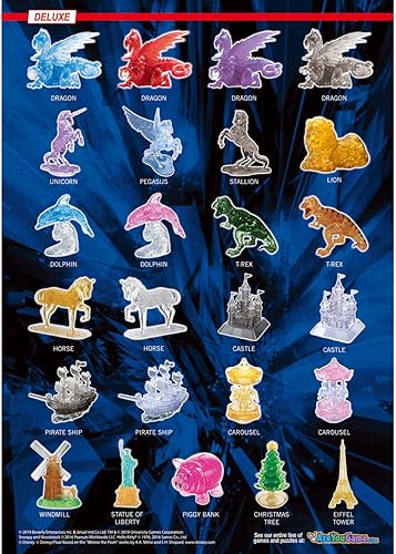 Miniatura 5 de BePuzzled - Rompecabezas de cristal 3D original de pato de goma (rosa) a partir de 12 años