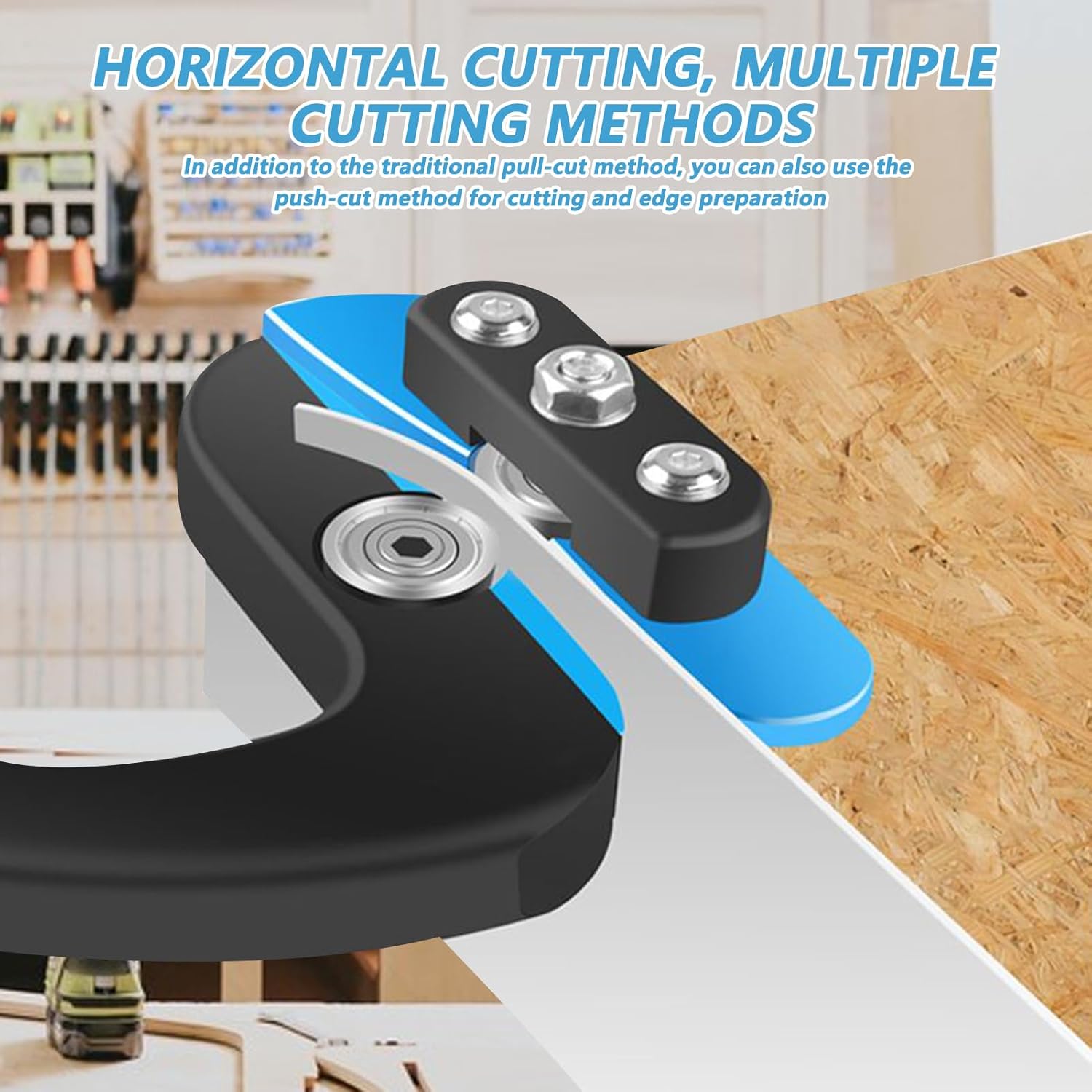 Edge Banding Trimmer, Woodworking Veneer Scraper Tool for Countertops, Furniture, Cabinets, Drywall, Laminate, Crafting, and Model Making, ABS & Aluminum Alloy