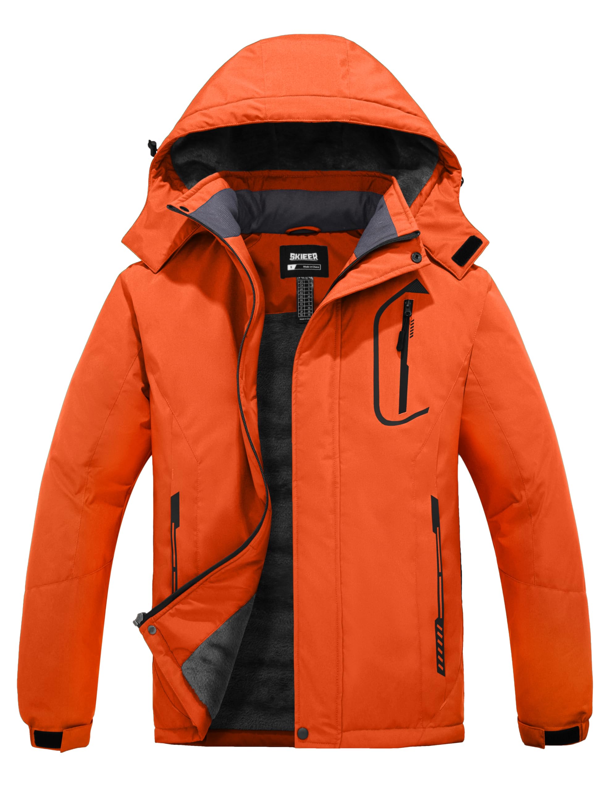 Skieer Men's Ski Jacket Windproof Waterproof Snow Jacket