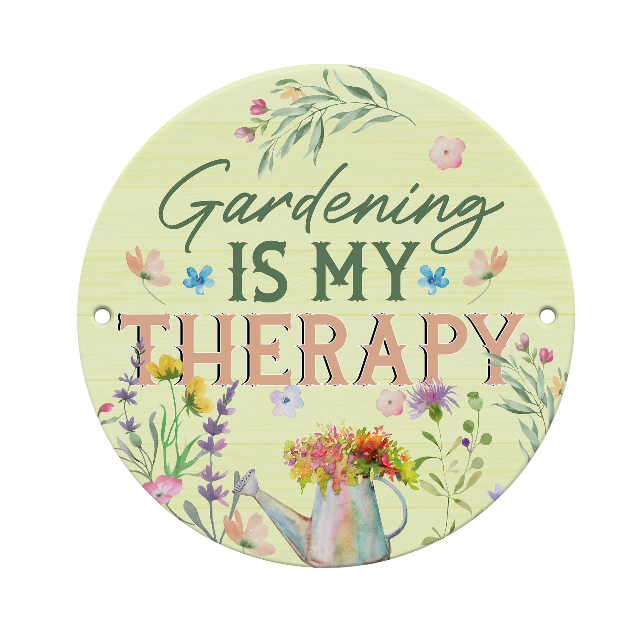 Red Ocean Funny Garden Sign Acrylic Garden Sign Outdoor Garden Plaque For Outside Gardening Is My Therapy Funny Shed Sign Yard Signs Summerhouse Decor Keepsake