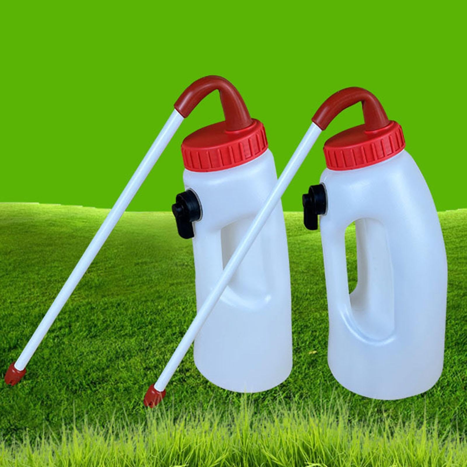 MagiDeal Mangiatoia per vitelli, per Pecore e agnelli con Manico, per vitelli per Forniture di Bestiame, Alimentazione di agnelli e Mucche, 2.5 L