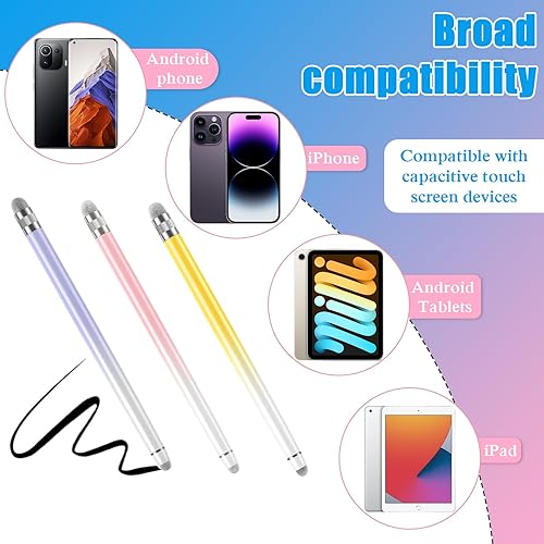 Miniatura 58 de Bopomofo 2 lápices capacitivos para pantallas táctiles, lápiz capacitivo para iPhone/iPad/tableta/Android/Microsoft Surface, compatibles