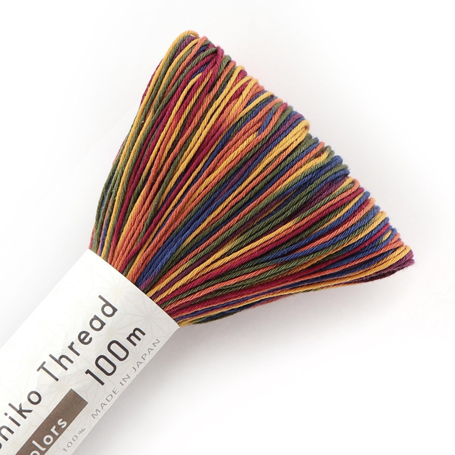 Olympus Col. 304 Sashiko Thread 328.1 ft (100 m) 6 Color Large Roll Parchment Craft : Hobbies
