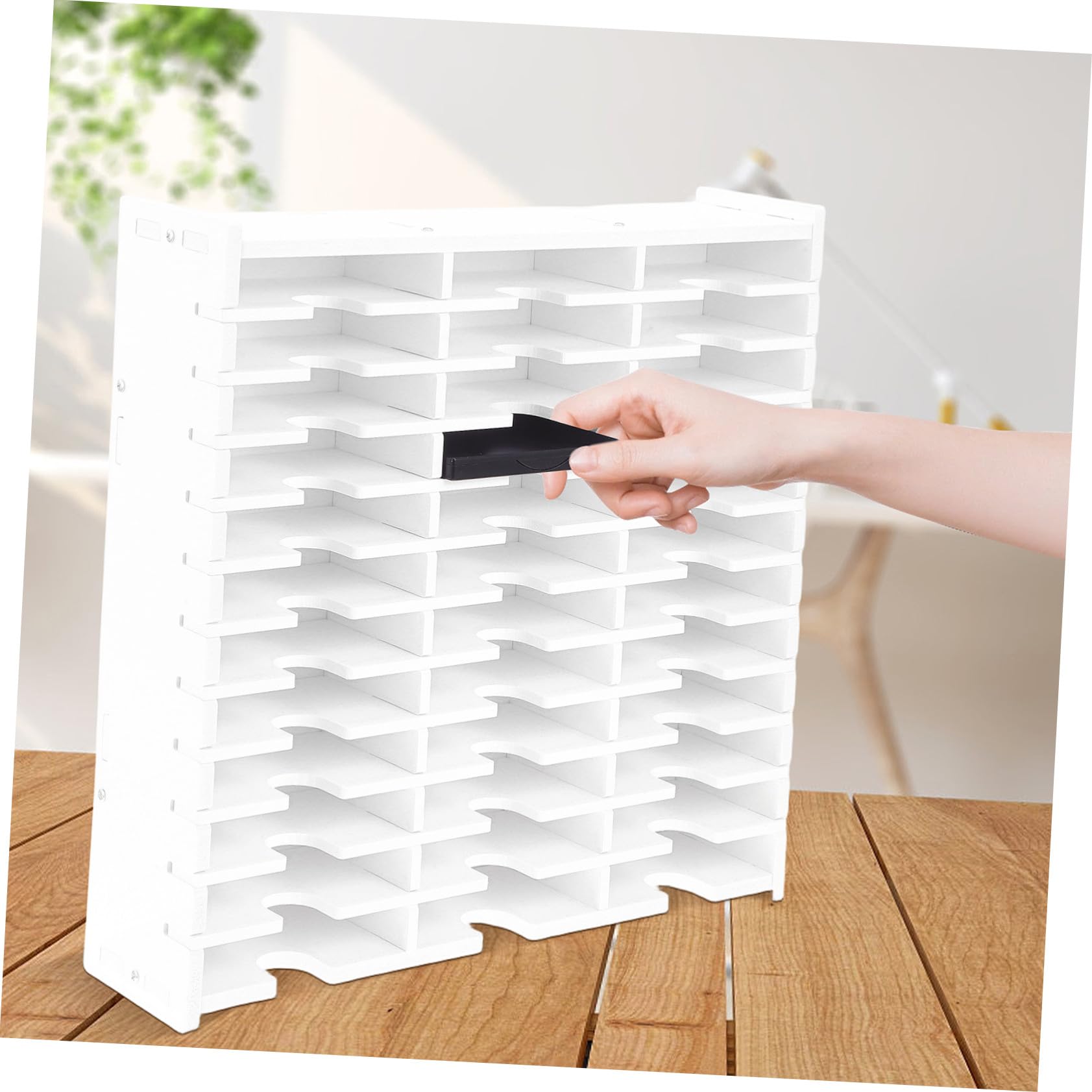 Scatola Porta CD e Dvd in Pvc Bianco per Ufficio e Regalo, Organizer Compatto Protezione Efficiente da Urti e Graffi per Custodie e Dischi