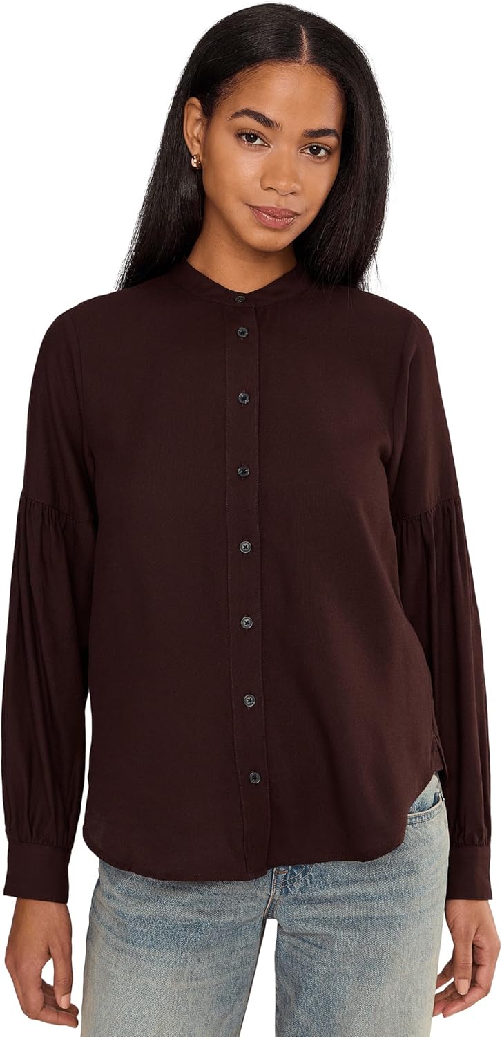 Madewell Womens Carmen Shirt - Cotton Modal Heather Flannel