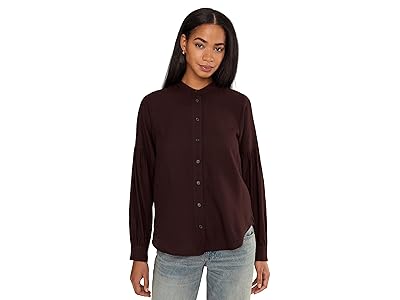 Madewell Carmen Shirt Cotton Modal Heather Flannel Women