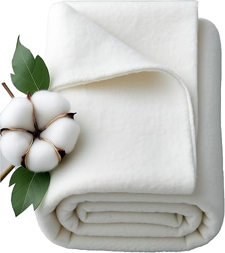 LUMANSUO Edredón de algodón natural artesanal de 200 GSM para acolchado (36 x 45 pulgadas)