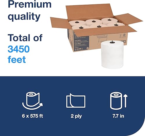 Miniatura 10 de SCA Tork 290088, toallas de papel, ideales para disminuir los residuos (6cs)