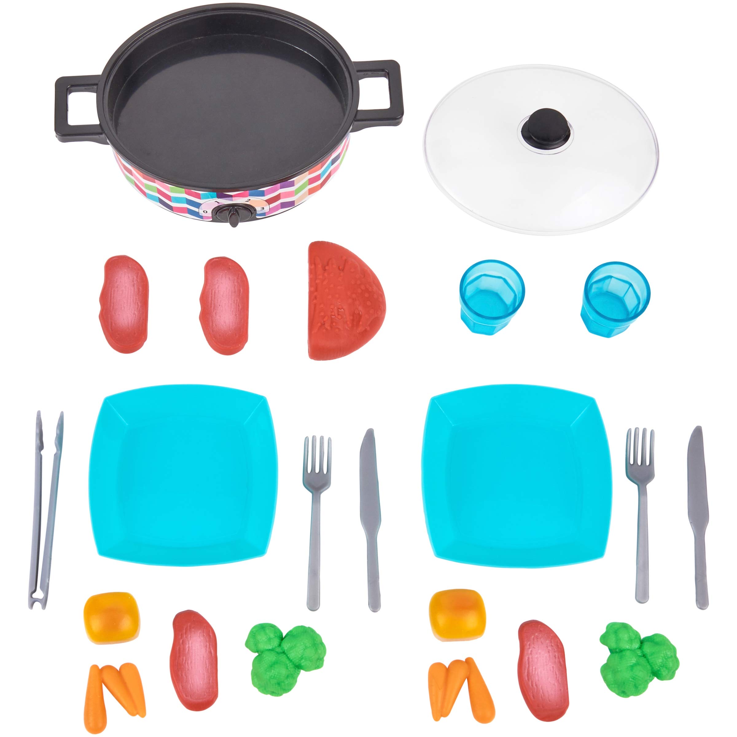 myLife Brand Products Slow Cooker Play Set for 18