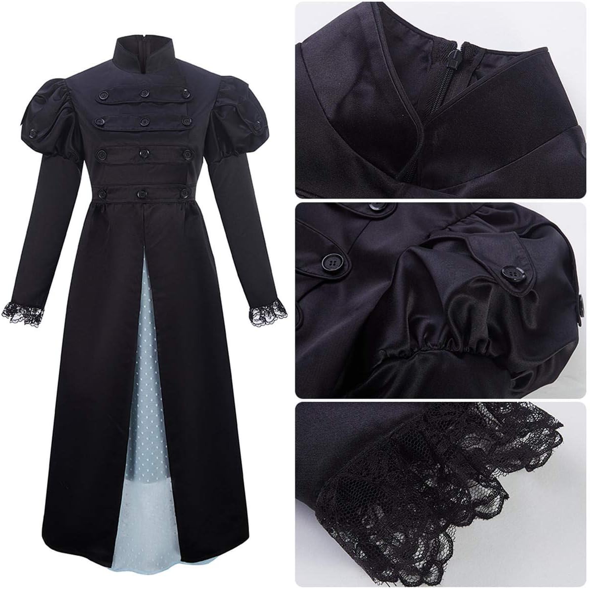 Yejue Royal Colonial Girl Child Princess Costume Hamilton Show Cosplay Medieval Victorian Stage Dress