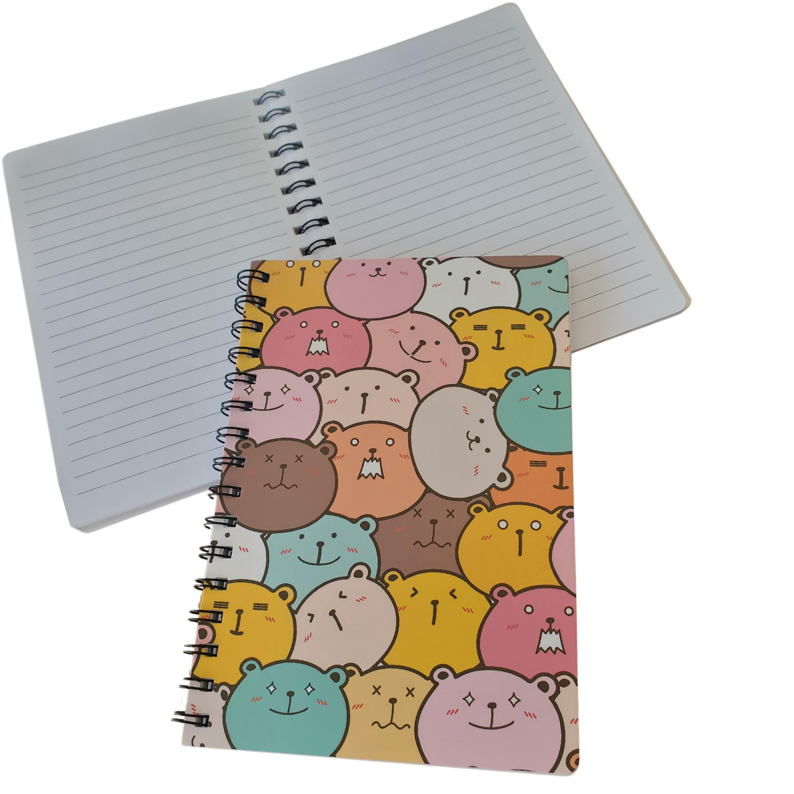 Libretas Bonitas Pequeñas de Notas con Espiral y Tapa Blanda. Cuaderno A5, Bloc de Notas, Journal, Diario Notebook con Hojas de Rayas. Material Escolar y Papelería. Regalos Originales para Mujer
