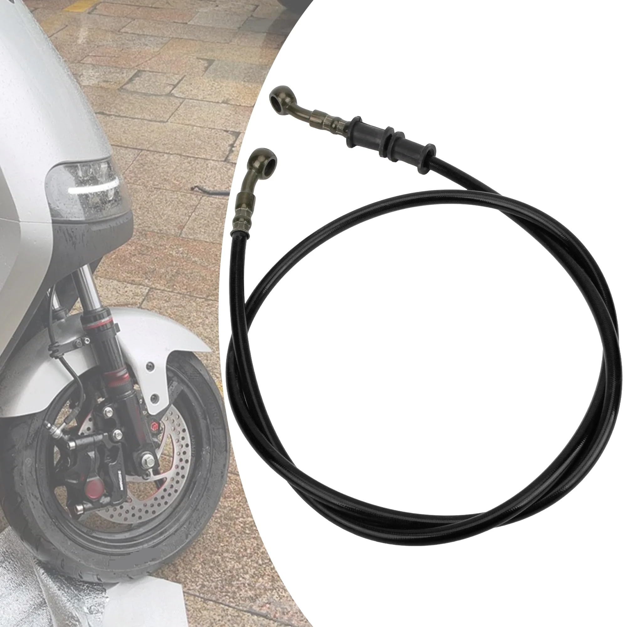 Bremsleitung Motorrad-Rennbremsschlauch-Set Für Die Meisten Fahrräder, Universelle Direktmontage Motorrad-Ölschläuche Leitungsrohr