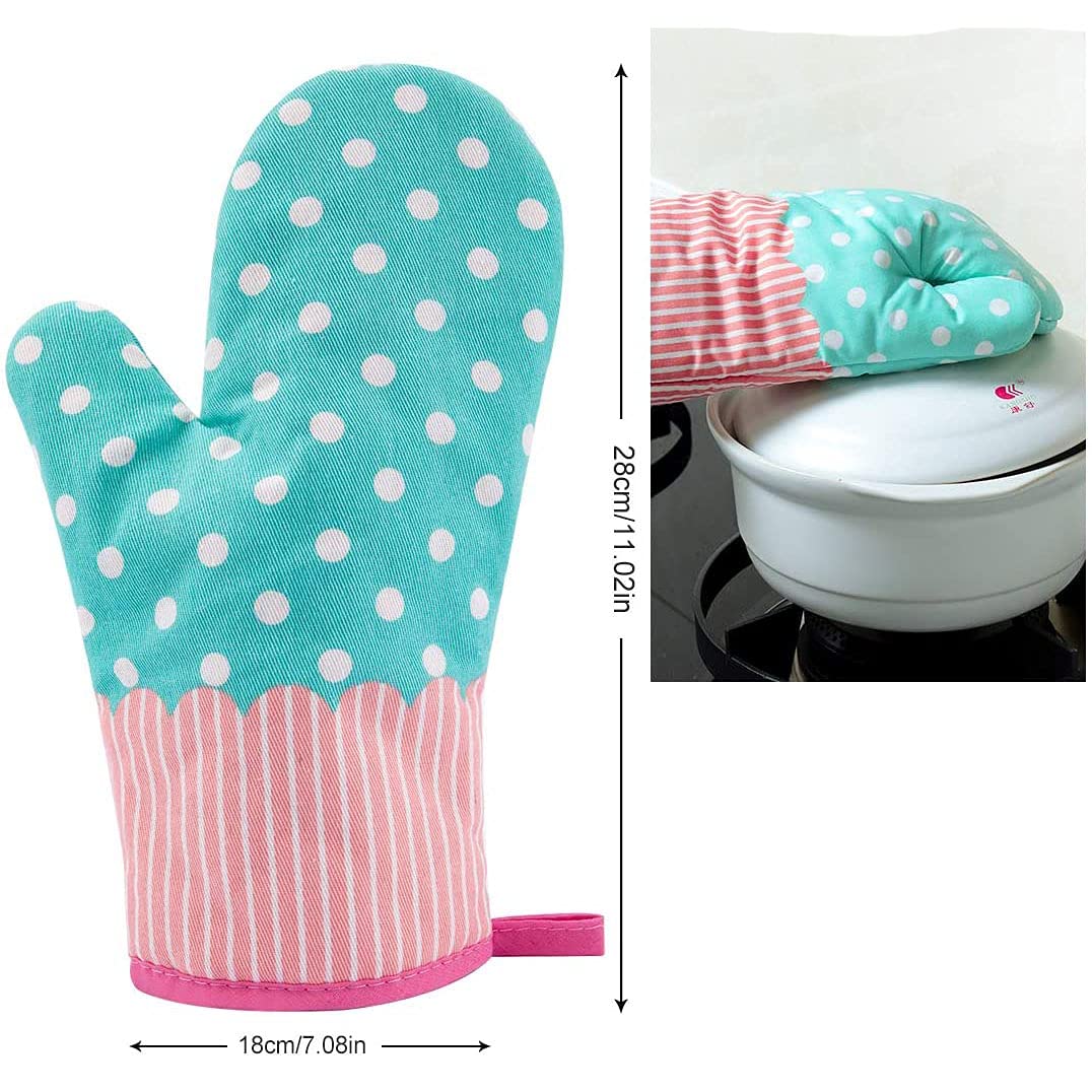 Une Paire De Gants en Coton pour Four À Micro-Ondes Et Four Peut Être Lavée Ébouillantée Résistante Aux Hautes Températures Et À l'abrasion