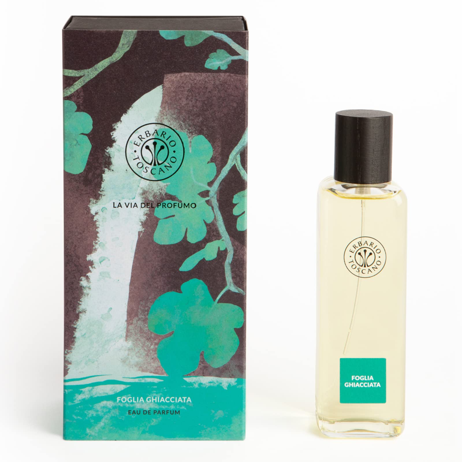 Erbario Toscano, Eau de Parfum, La Via Del Perfumy, Zapach Lodowaty liść, 100 ml Zrównoważone opakowanie, Product from Tuscany, Made in Italy.