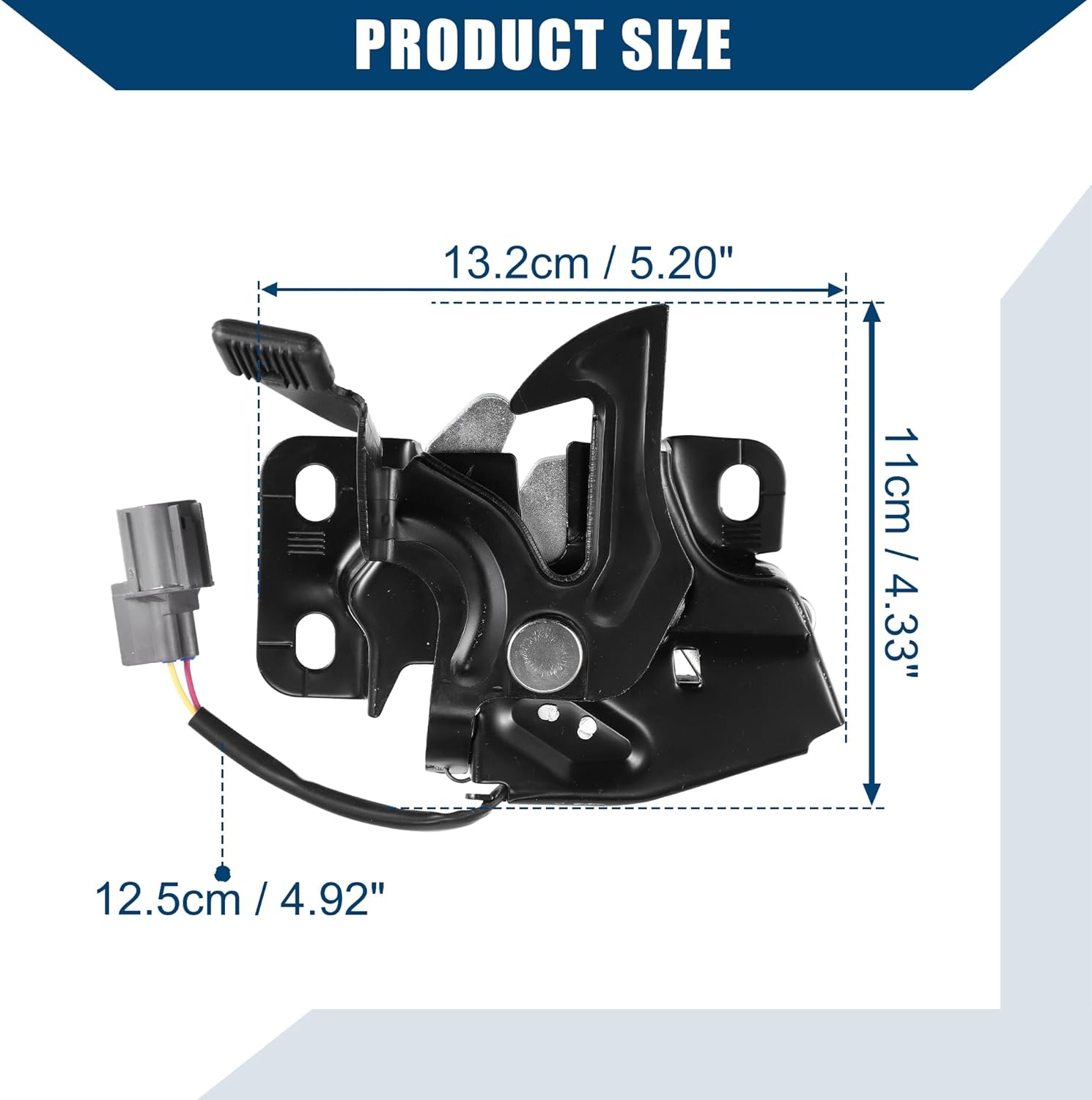 No.74120-SDA-A02 Hood Latch Assembly for Honda Accord 2003-2007 / Engine Hood Lock/Durable / 1Pcs Black