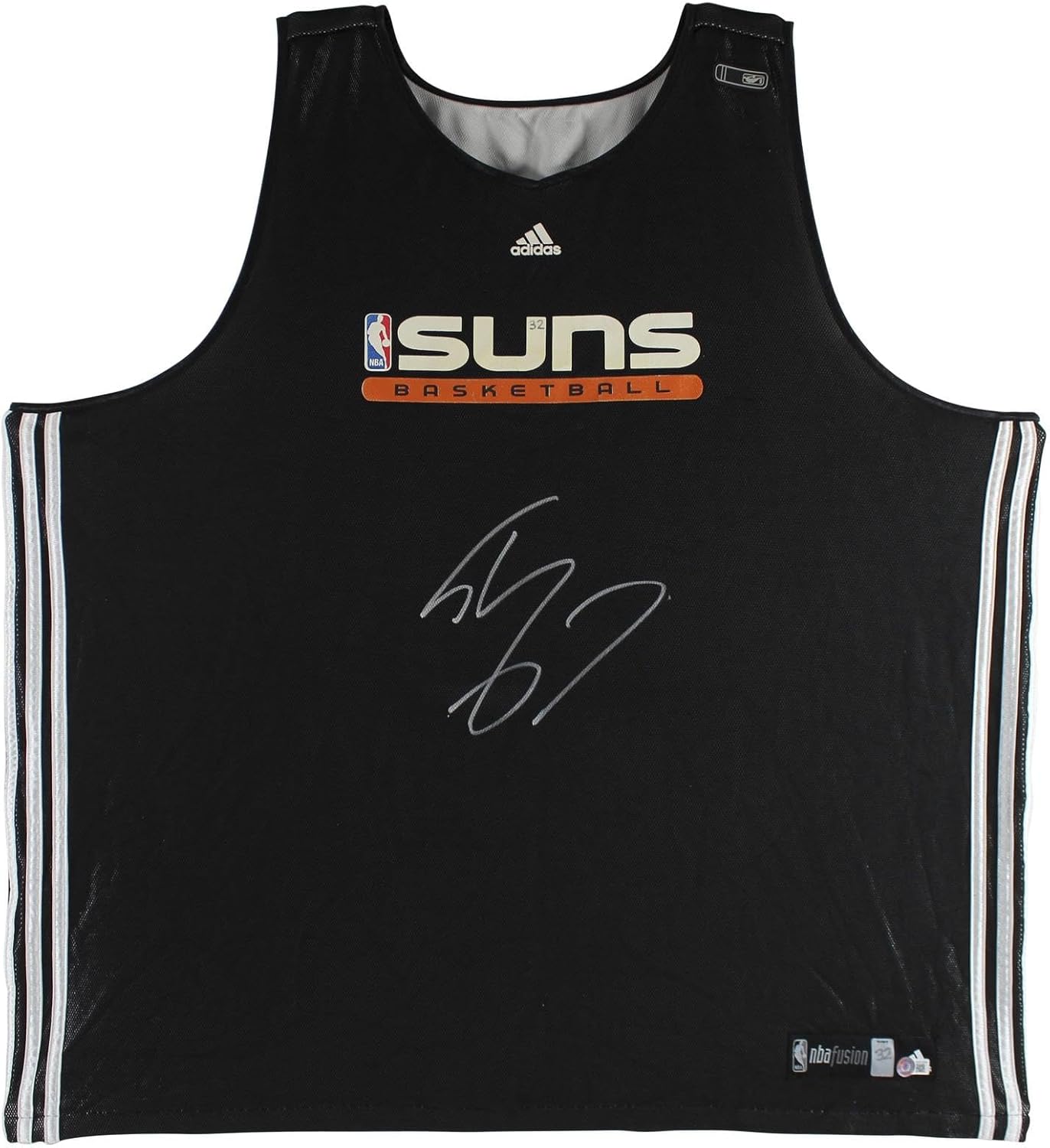 Suns Shaquille O'Neal Signed Adidas Practice Reversible Jersey BAS Witness - Autographed NBA Jerseys