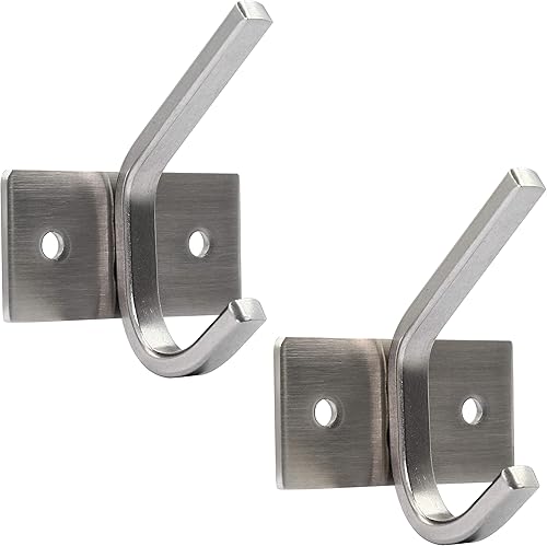 WEBI Gancho para bata, resistente acero inoxidable cepillado 304, toallero, gran almacenamiento y organización del hogar para dormitorio, baño,