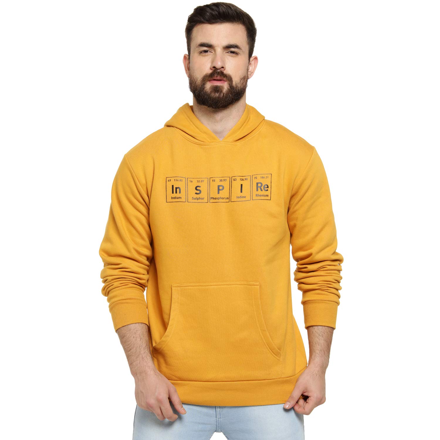 cahoot Men's Pullover Hoodie with Contrast Drawstring for Casual Wear | Hooded Neck | Long Sleeve |Pull On Closure | Cotton Sweatshirt Crafted with Comfort Fit for Everyday Wear-picture-19