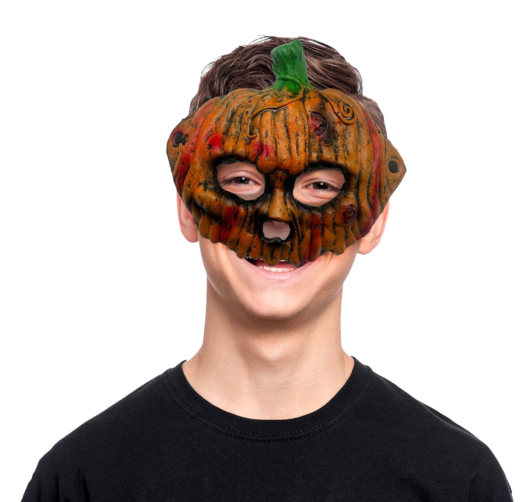 HSYWSH Halloween Pumpkin Mask Pumpkin Mask Scary Pumpki/n Mas/k Adult Costume Cosplay Mas/k Scary Pumpki/n Ani-Motion Halloween Ma/sk For Hallowee/n Decoration Carnival Costume Party (orange-yellow)