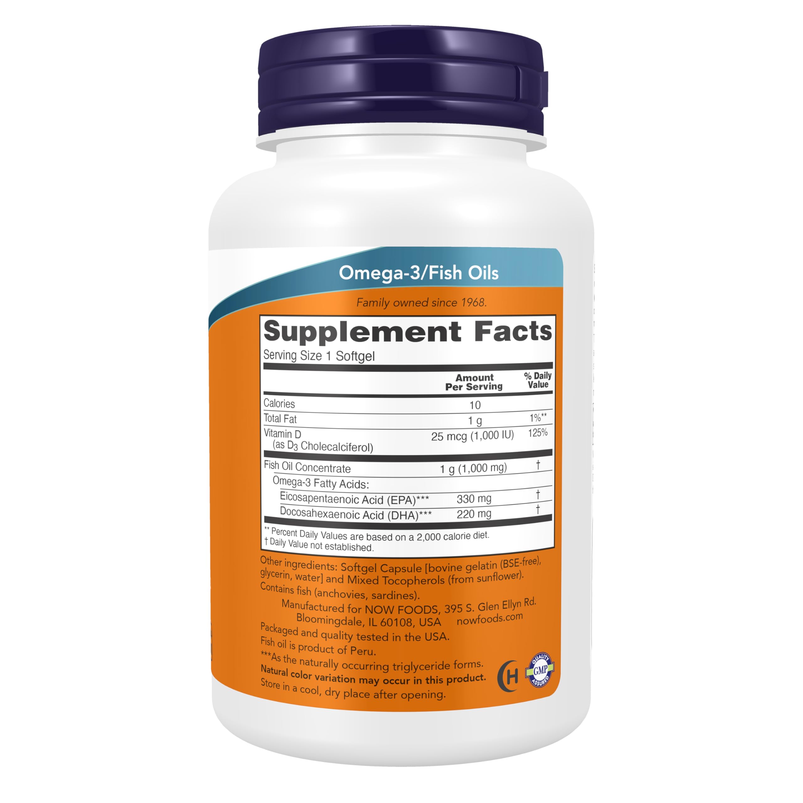NOW Supplements, Tri-3D Omega™, Triglyceride Form of Fish Oil, 90 Softgels — Amazon image 2