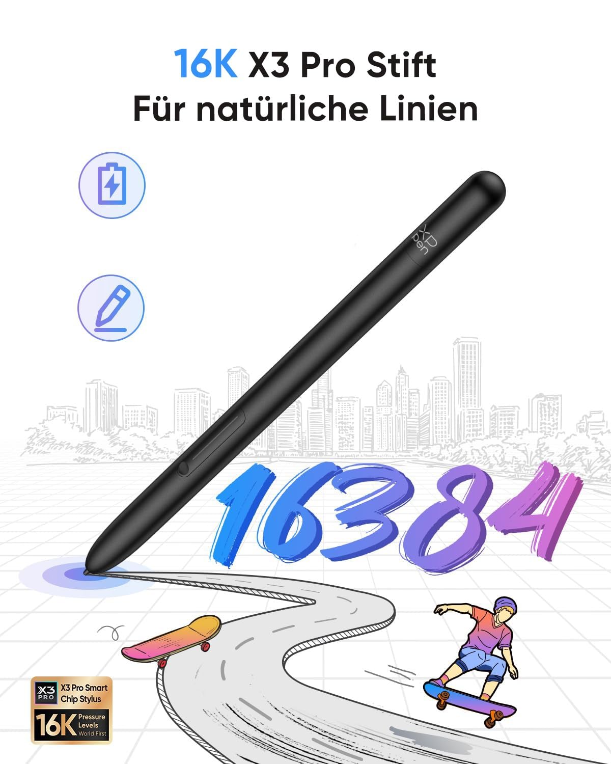 XPPen 10,95" Standalone Zeichentablett mit Display Magic Note Pad | Android 14, 3 Farb-Modi, 90 Hz Bildwiederholfrequenz, 16K Druckstufen, zum Denken, Schreiben und Lesen