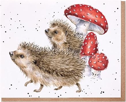 Wrendale Designs Greeting Card - A PRICKLY ADVENTURE Hedgehog