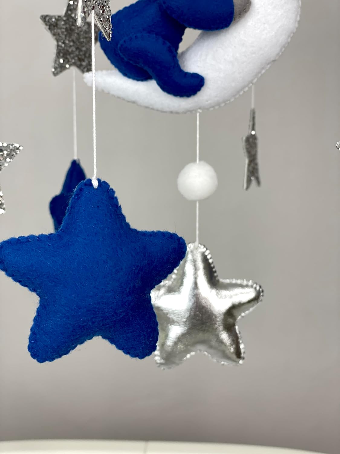 Felt Baby Mobile for Crib boy Bear Nursery Decor Baby Crib Mobile Baby boy Mobile Blue New Baby boy Gift Pregnant Sister Gift New mom Gift Pregnant Friend Gift