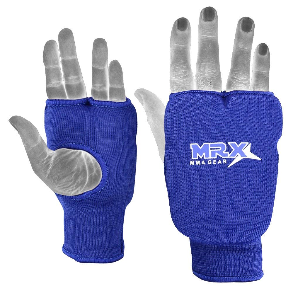 MRX BOXING & FITNESS Elasticated Training Karate Mitt Fist Guards Protector (Pair)