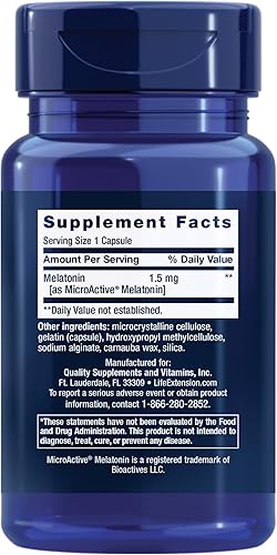 Miniatura 6 de Life Extension Melatonina 300mcg 6 horas de liberación y melatonina IRXR 1.5mg 7 horas de apoyo para dormir