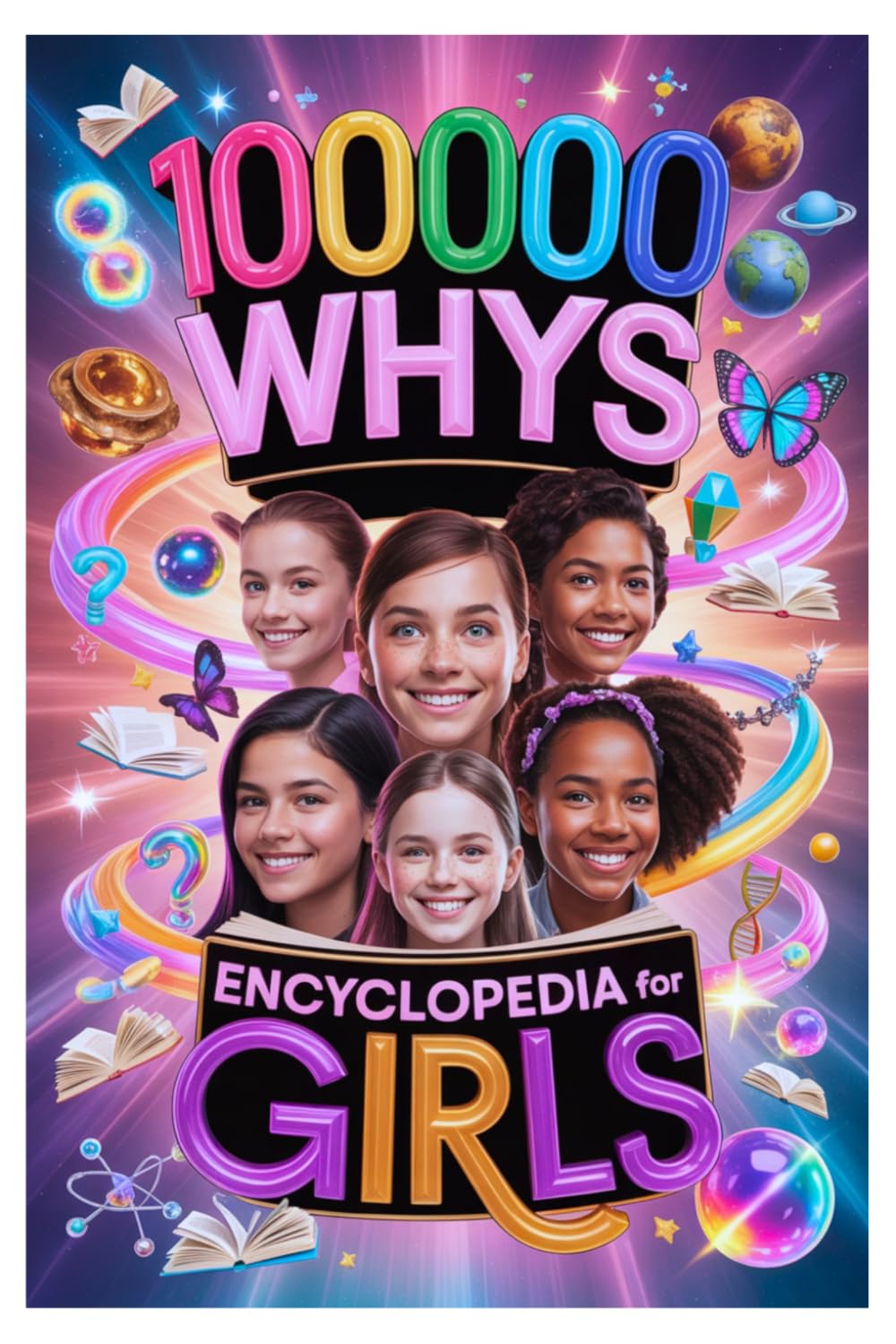 100000 Whys Encyclopedia For Girls: The Ultimate Curiosity Gift Book for Smart Girls Who Love Asking Questions, Packed With Amazing Facts, Big ... the World and Learning New Things Every Day.
