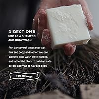 Vista 5 de Farmstead Apothecary Champú y barra de lavado para bebés 4.5 oz