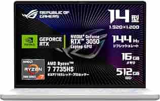 美品　ASUS ゲーミングノートRyzen 7, GTX1650Ti,144Hz Amazon.co.jp: ASUS ゲーミングノートPC ROG Zephyrus G14 14