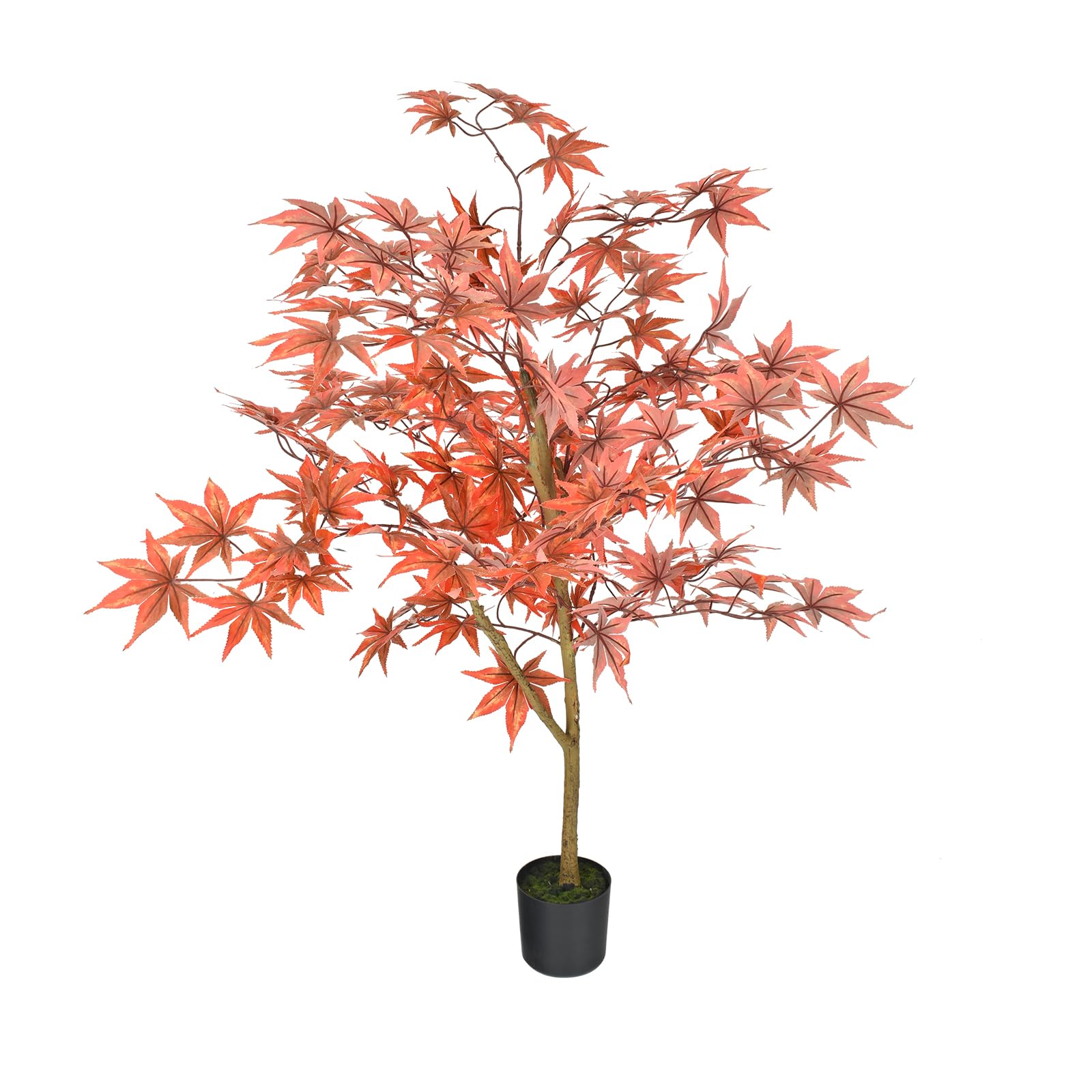 フェイクグリーン＆鉢植えセット（高さ90cm）
