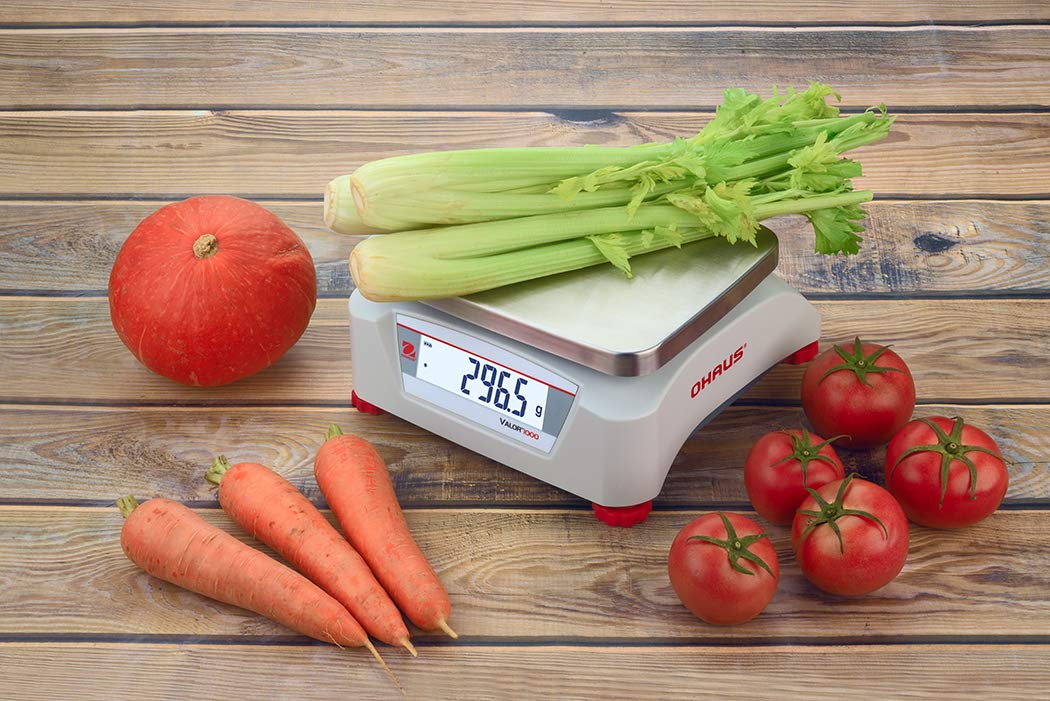 OHAUS V12P3-EU Valor 1000 - V12P Bench and Compact Scale, 3kg Capacity, 0.5g Readability