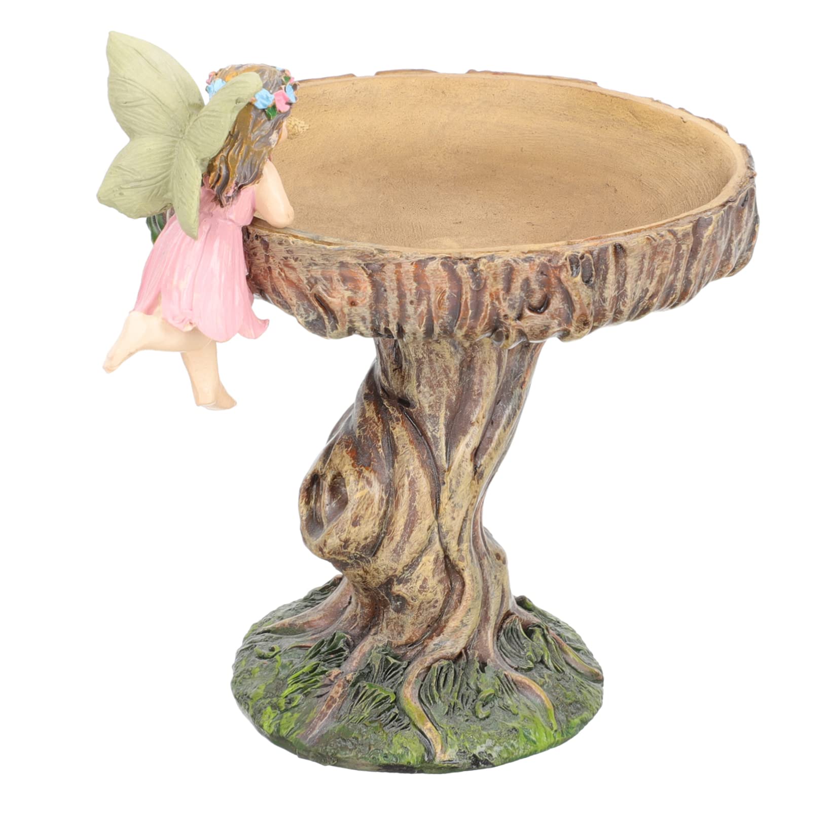 HUHULL Angel Bird Feeder Squirrel Resin Outdoor Garden Decor