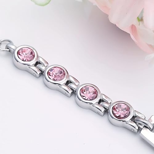 Miniatura 5 de JFJEWER Pulseras de alerta médica para mujeres y hombres, grabado gratis, pulsera de identificación médica personalizable, incluye una tarjeta