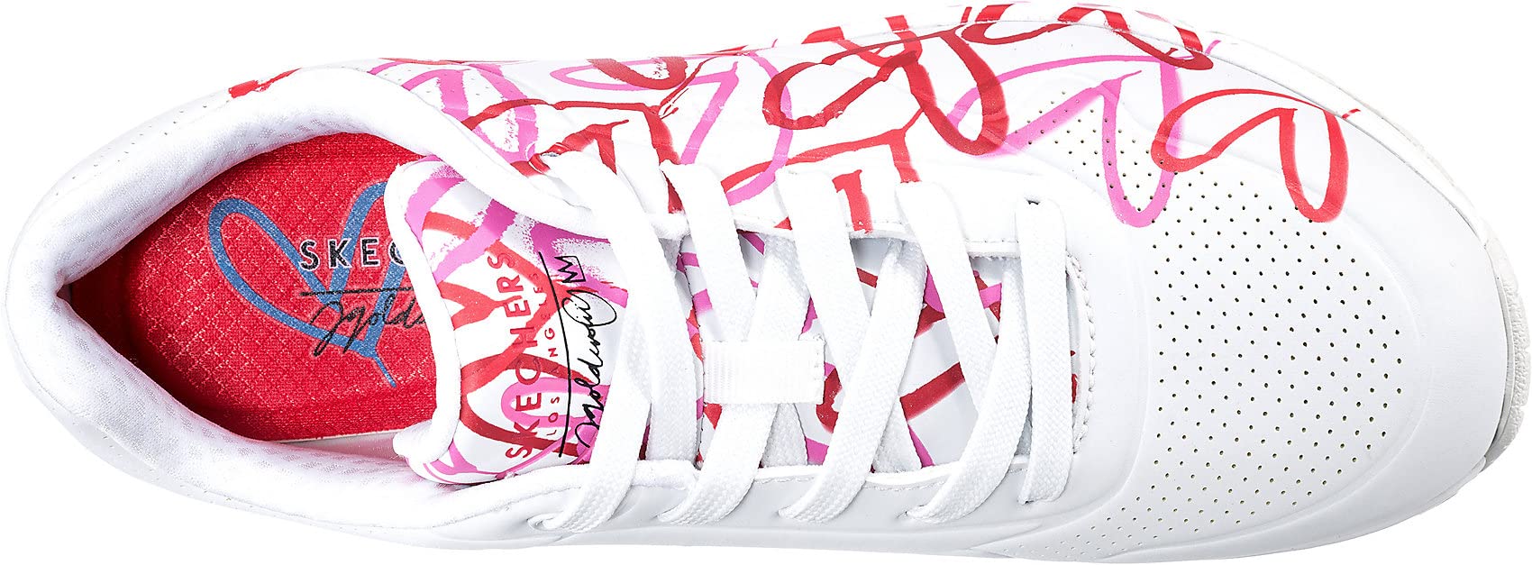 SKECHERS UNO-SPREAD THE LOVE WBL Blanc Femme Blanc