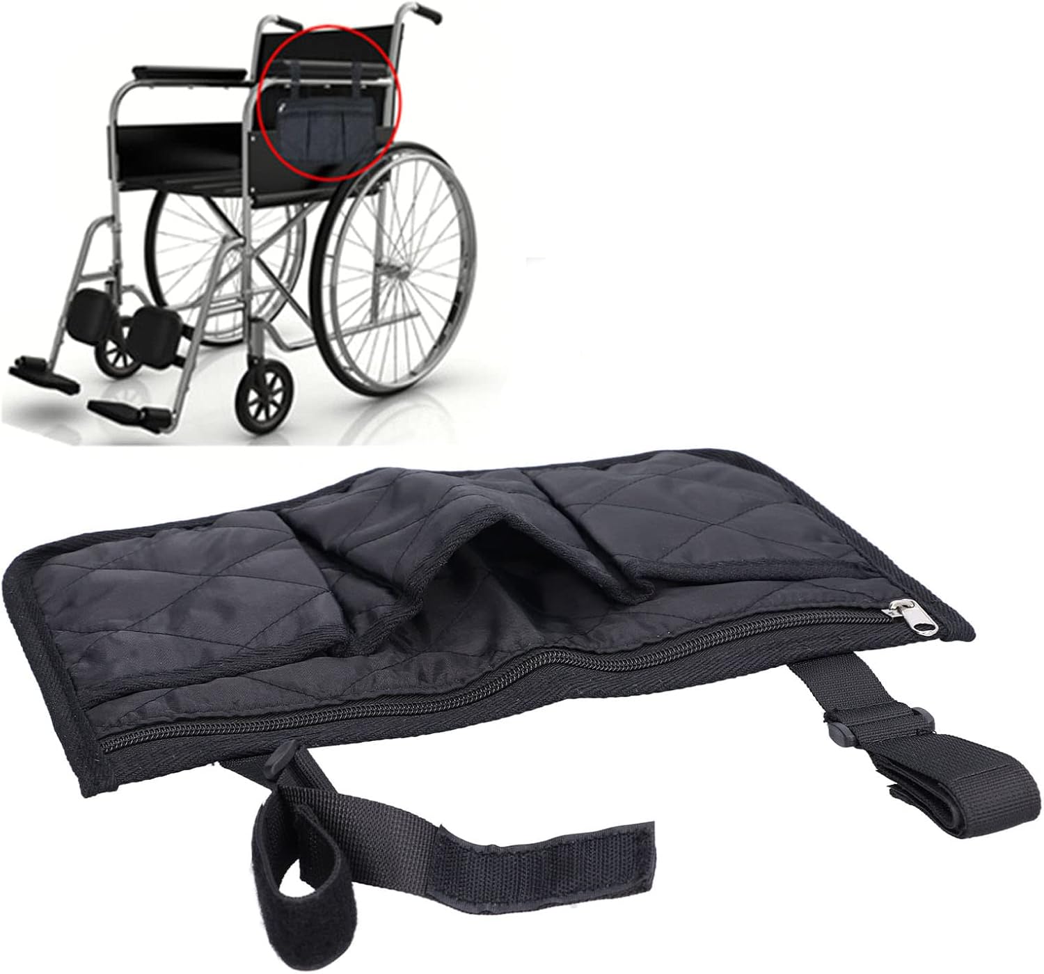 Wheelchair Side Bag, Wheelchair Armrest Accessories Side